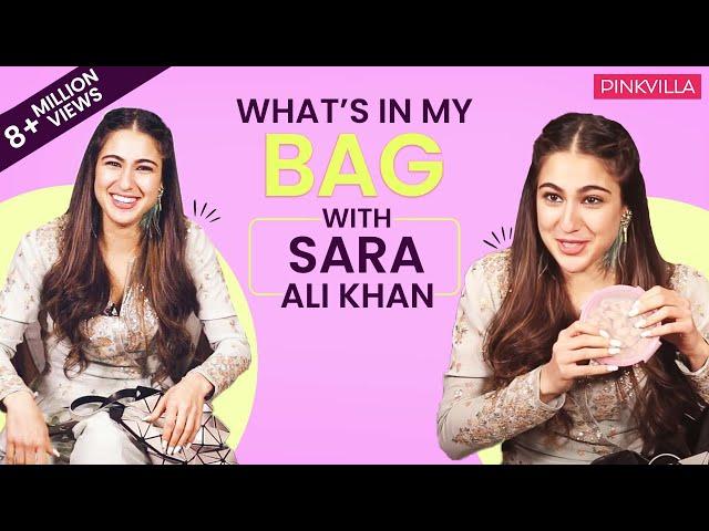 What's In My Bag With Sara Ali Khan | Fashion | Sara Ali Khan | Pinkvilla