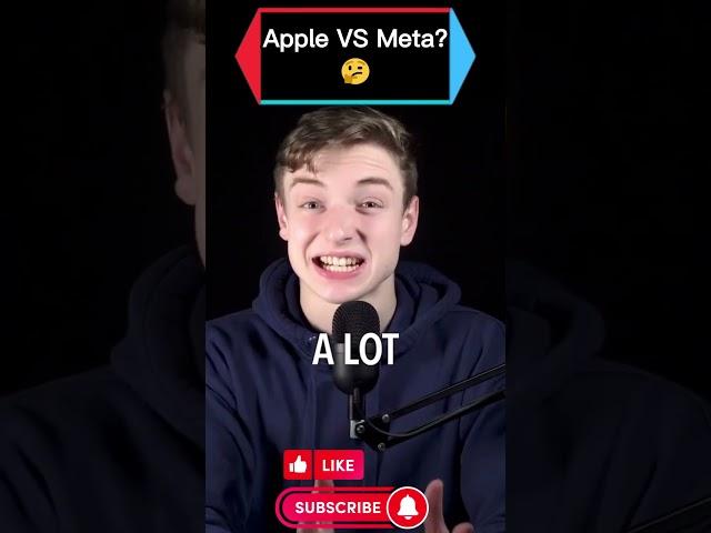 Apple VS Meta? #tech #apple #meta #vr #virtualreality  o #metaverse #techcircuit #shorts