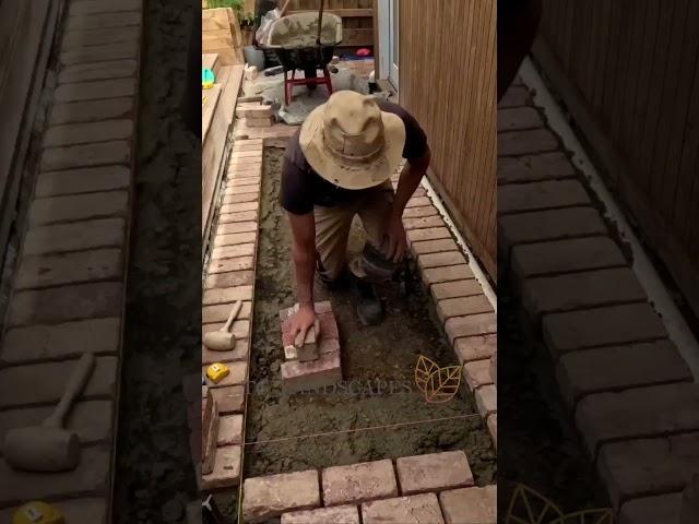 small patio - brick paving  #backyarddesign  #diy #patio