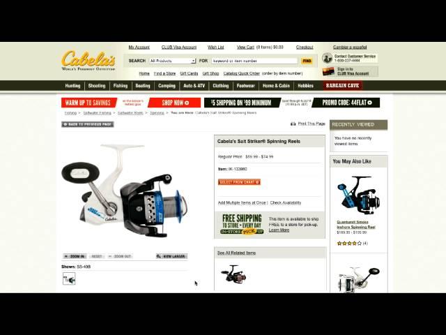 Cabela's Saltstriker Spinning Reel