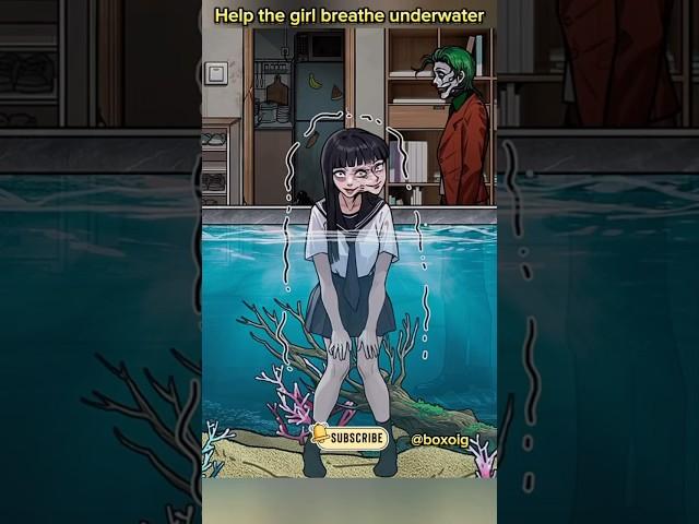 Help the girl breathe underwater #gaming #youtubeshorts #trending