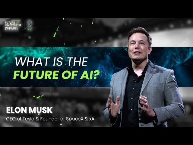 Elon Musk predicts 10 BILLION robots will replace humans by 2040 at #FII8