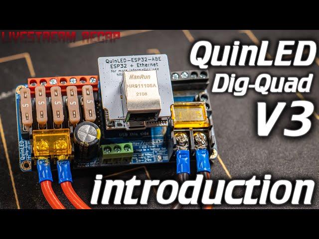 QuinLED QuinLED-Dig-Quad v3 introduction - 4 channel ws2812b controller with WLED!