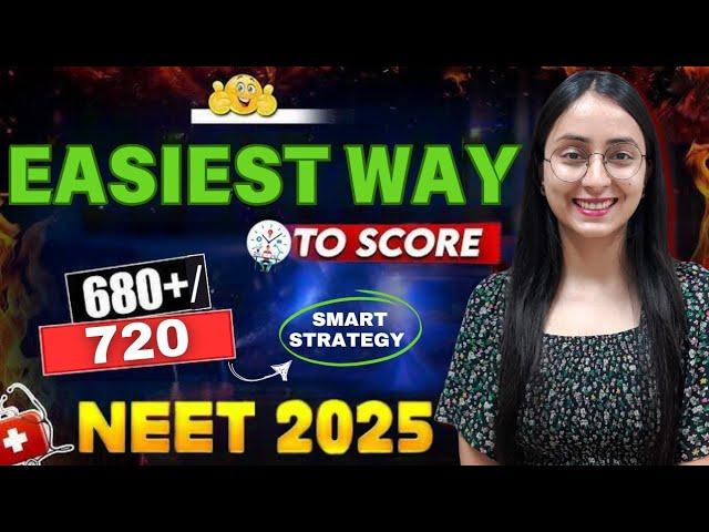 Easiest Way to Score 680+ in NEET 2025 | Smart Study Tips #neet #neet2025 #study