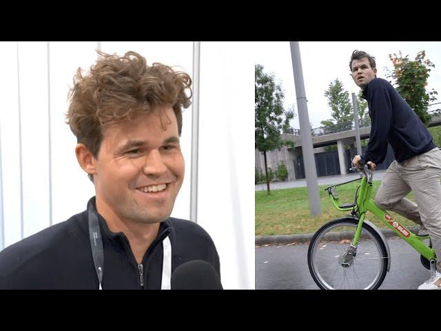 Magnus Carlsen Interview on Being Late | 2024 FIDE Chess Olympiad