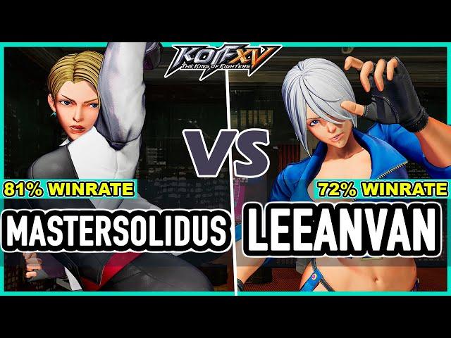 KOF XV  Mastersolidus (King/Andy/Terry) vs Leeanvan (Ángel/Isla/Whip)