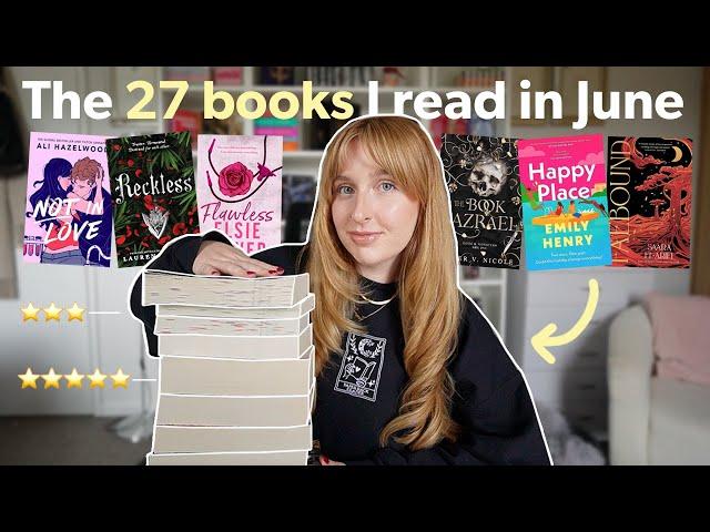 The 27+ books I read in June  June reading wrap up