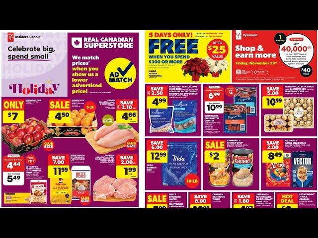 Real Canadian Superstore Flyer Canada  | November 28 - December 04