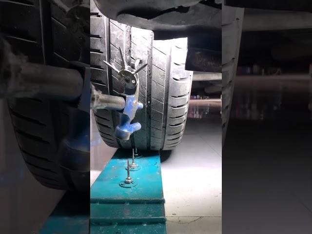 Vacuum tire nail puncture process -Good practical tools to share