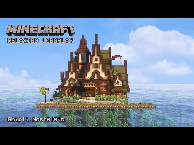 Minecraft Relaxing Longplay - Ghibli Nostalgic - Cozy Cottage House (No Commentary) 1.20