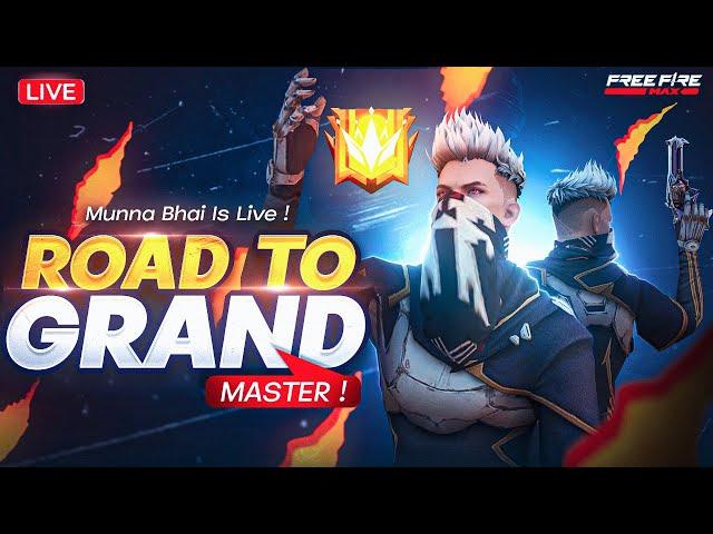 Free Fire Rank Push To Grandmaster - Free Fire Live In Hindi With AjjuBhai & AmitBhai - Munna Bhai