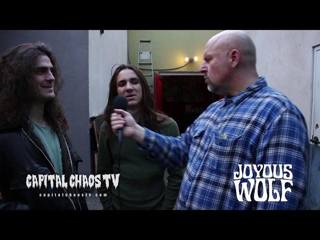 Nick Reese and Robert Sodaro of JOYOUS WOLF interviewed on CAPITAL CHAOS TV