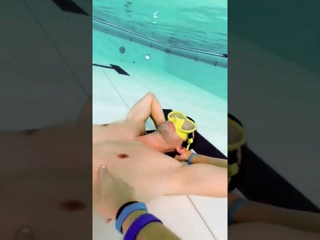 Is he ticklish underwater?