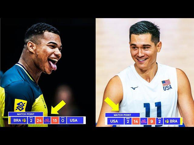 USA Beat Brazil in One of the Most Dramatic Matches in Volleyball History !!!