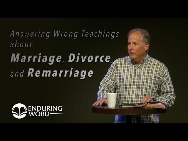 Marriage, Divorce, & Remarriage According To The Bible