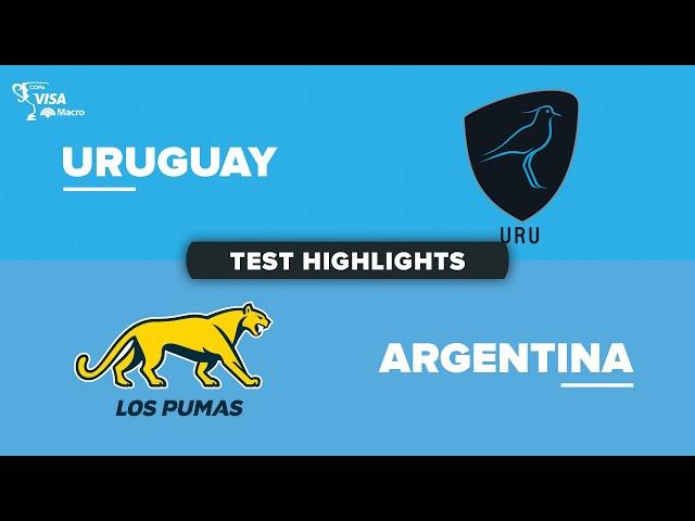 HIGHLIGHTS | URUGUAY v ARGENTINA | July Internationals 2024