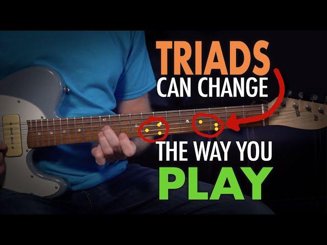 How using triads can change the way you play guitar - both rhythm and lead - Lesson EP399