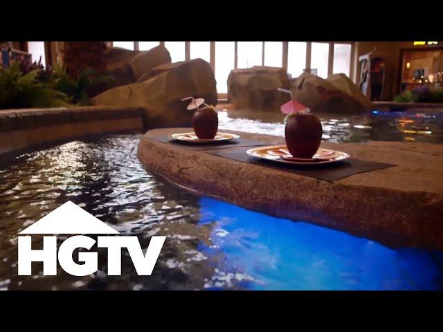 Indoor Year-Round Lagoon Pool | HGTV