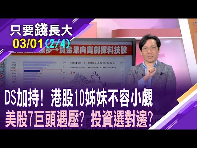 DeepSeek引動AI接棒演出 港股吃軟不吃硬,陸股跟上?美股7巨頭撐得住高崗?川普無差別攻擊 搶進陸港股妥當?【20250301(第2/4段)只要錢長大*鄭明娟(林昌興)】