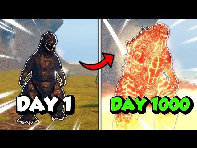 I Survived 1000 Days in Kaiju Universe | Roblox