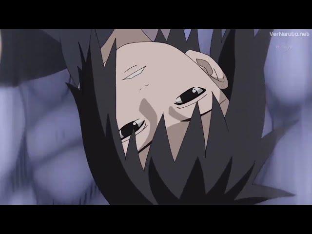 Itachi intenta suicidarse desde un Acantilado