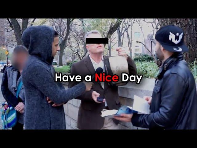 Reading the Bible disguised as the Quran to New Yorkers