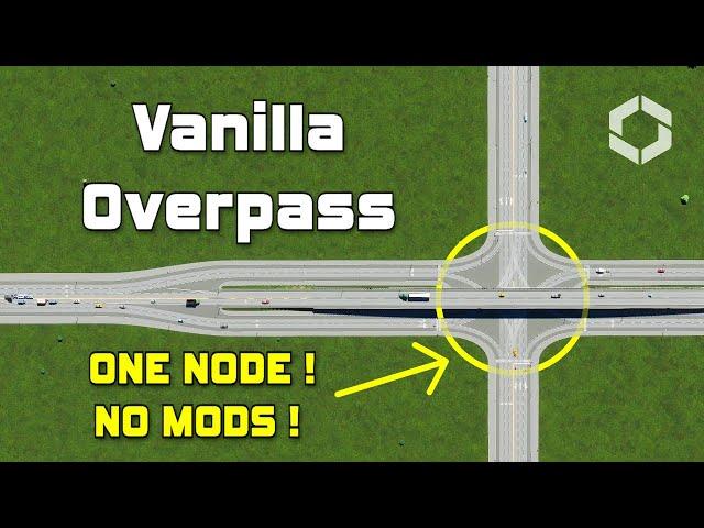 Cities Skylines 2 Road Tool Tutorial：How to create a Vanilla Overpass without mods