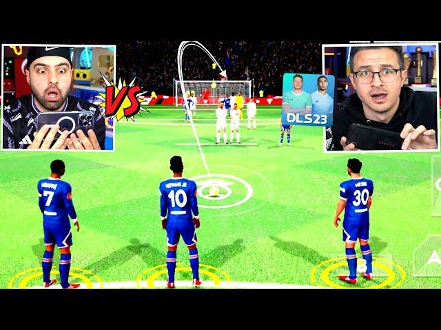 DLS 23 DE İNANILMAZ FRİKİK KAPIŞMASI ! ÜMİDİ VS DAYI ! DREAM LEAGUE SOCCER 2023 !