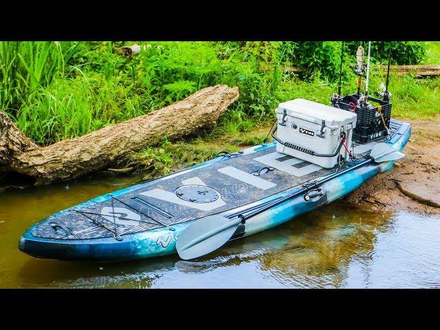 Hitting The River On The SICKEST Fishing Stand Up Paddleboard! VIBE MAVERICK 120