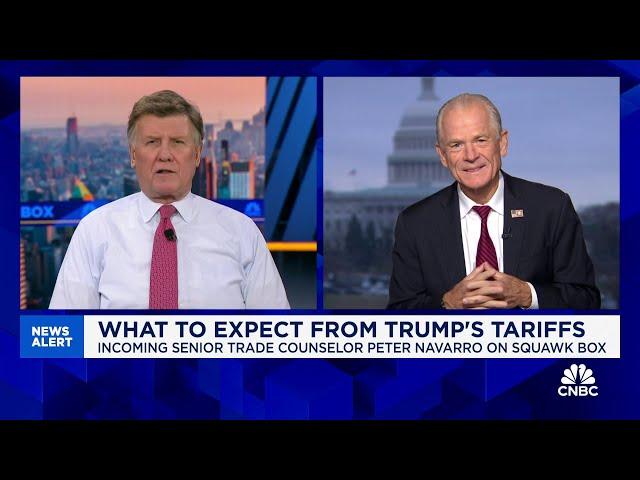 Peter Navarro: You'll see over $1 trillion of investments from Trump's tariff & trade policies