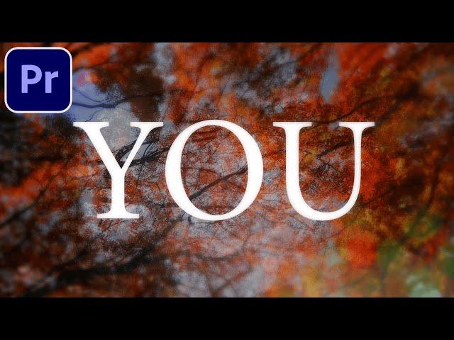 How to WORD by WORD Text Animation Effect in Adobe Premiere Pro CC (Tutorial)