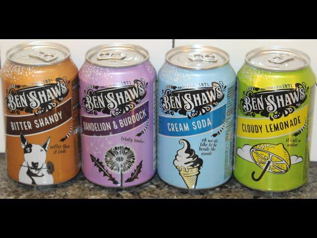 Ben Shaws Soft Drink: Bitter Shandy, Dandelion & Burdock, Cream Soda & Cloudy Lemonade Review