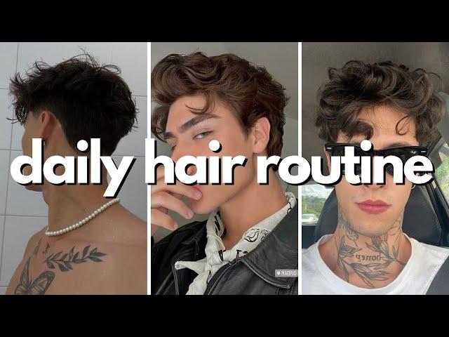 hair care routine for guys