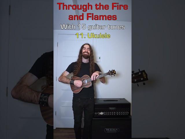 Through the Fire and Flames with 15 Guitar Tones  #guitar #dragonforce