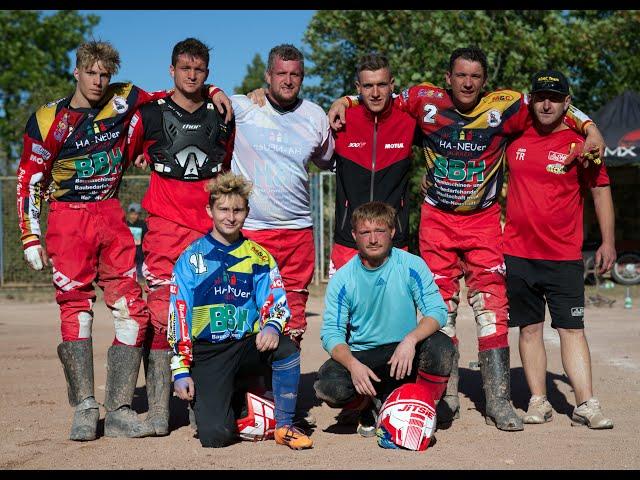 Ein Motoballspiel ( 1.MBC 70 / 90 Halle e.V. ) in Neustadt, Halle Saale, Sachsen-Anhalt, Deutschland