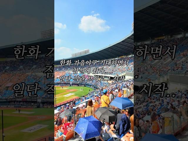 한화vs엘지 한화이글스 절망편... 야구 브이로그 #kbo #한화이글스 #lg트윈스 #쇼츠 #shorts