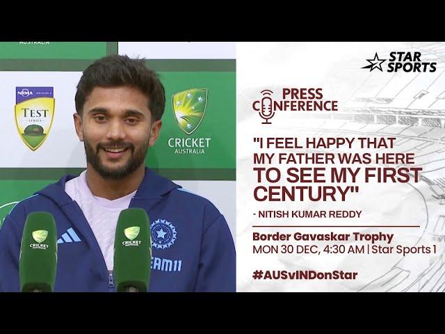 Centurion Nitish Reddy's FULL Press Conf. after Border Gavaskar Trophy Test 4 Day 4 | #AUSvINDonStar