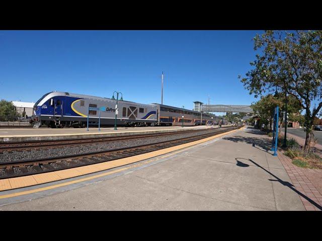 Amtrak train #536 & #5 California Zephyr in Martinez Ca 9/10/24