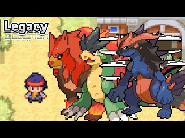 Pokemon Legacy - Fan-made Game has new fakemons, new pokemon with new story, new region