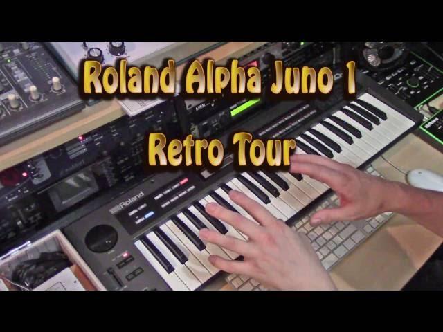 Roland Alpha Juno 1 Retro Synth Tour