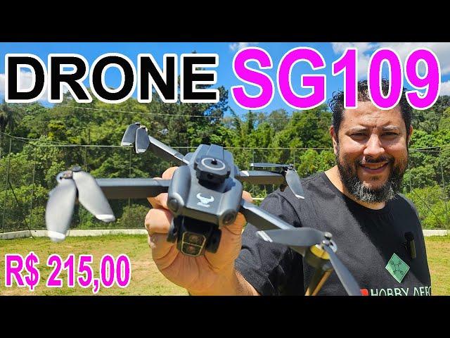 Drone SG109 teste externo camera qualidade da imagem aplicativo como ligar