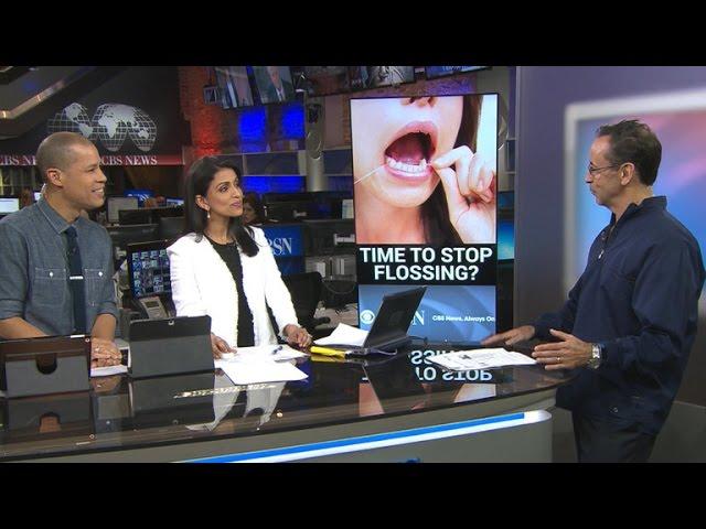 Is flossing your teeth a waste of time?