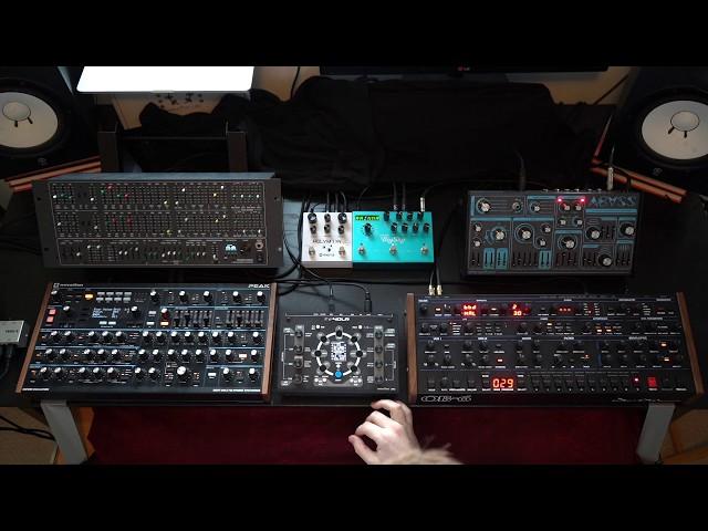 Ambient poly synth jam with the NDLR, Deckard's Dream, OB-6, Peak, Dreadbox Abyss, Polymoon, Big Sky