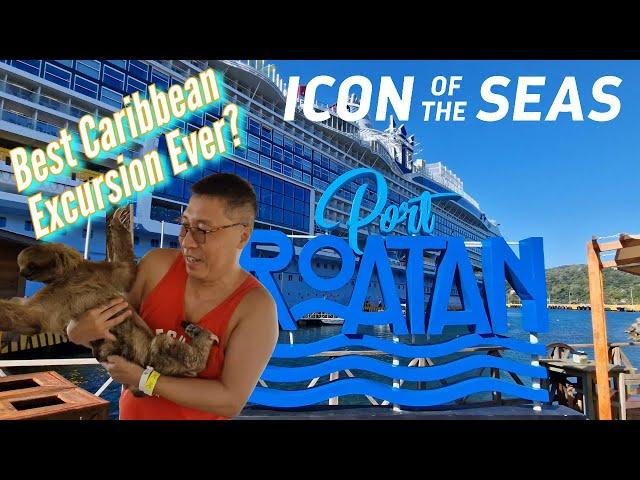 Icon of the Seas ROATÁN  Excursion - Sloths, Monkeys & West Bay Beach |  EP3