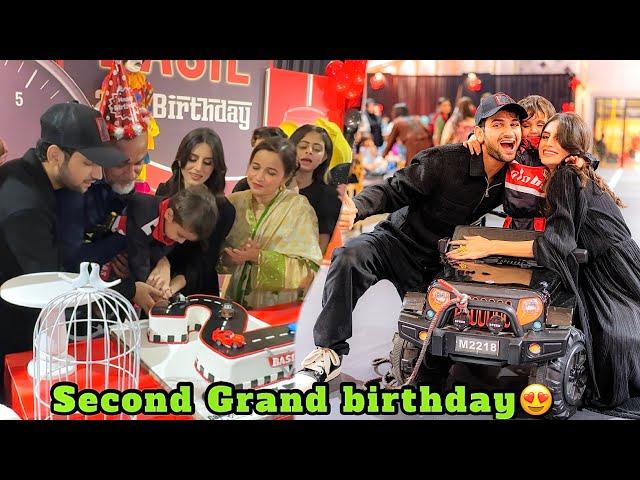 Finally basil ki second grand birthday bhi hogai | next level entry | magic show | perfumes gifts