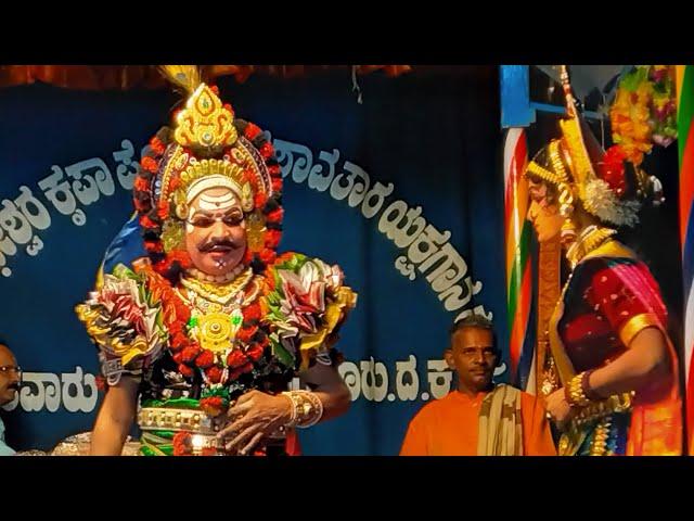 D Manohar Kumar as Shwethakumara in Shiva Panchakshari mahimeNatya