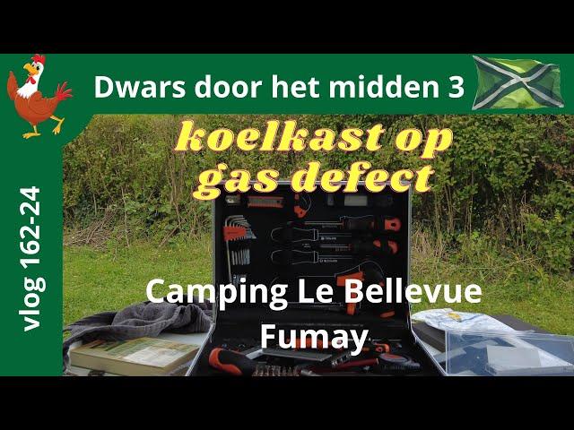 Vlog 162-24 met de #camper naar Fumay #koelkast op gas defect en gemaakt en door naar Mery Sur Seine