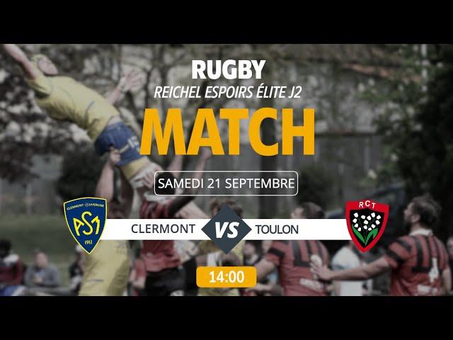 Rugby - Reichel Espoirs : ASM Clermont-RC Toulon