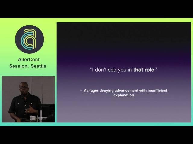 AlterConf Seattle 2015 - Managing While Black by: Kevin Stewart