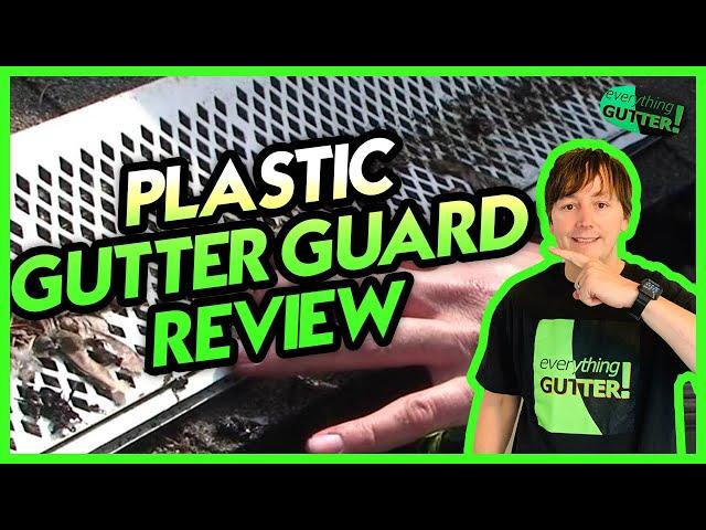 Home Depot or Lowes Plastic PVC type gutter guard review